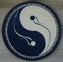 Painting: Yin Yang in Blue White