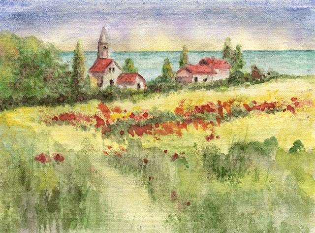 Painting: By The Sea