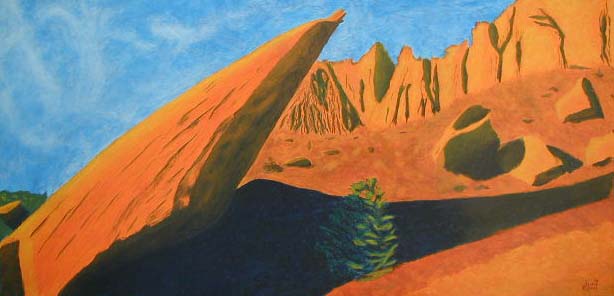 Painting: Red Rocks