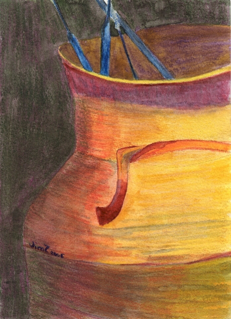 Painting: Milk Pail I