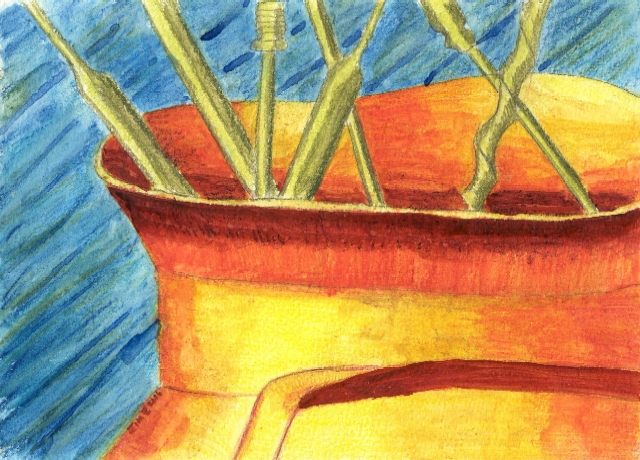 Painting: Milk Pail II