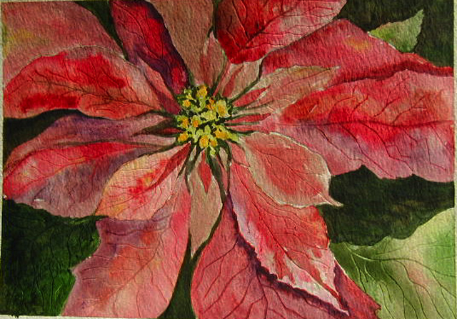 Painting: Poinsettia
